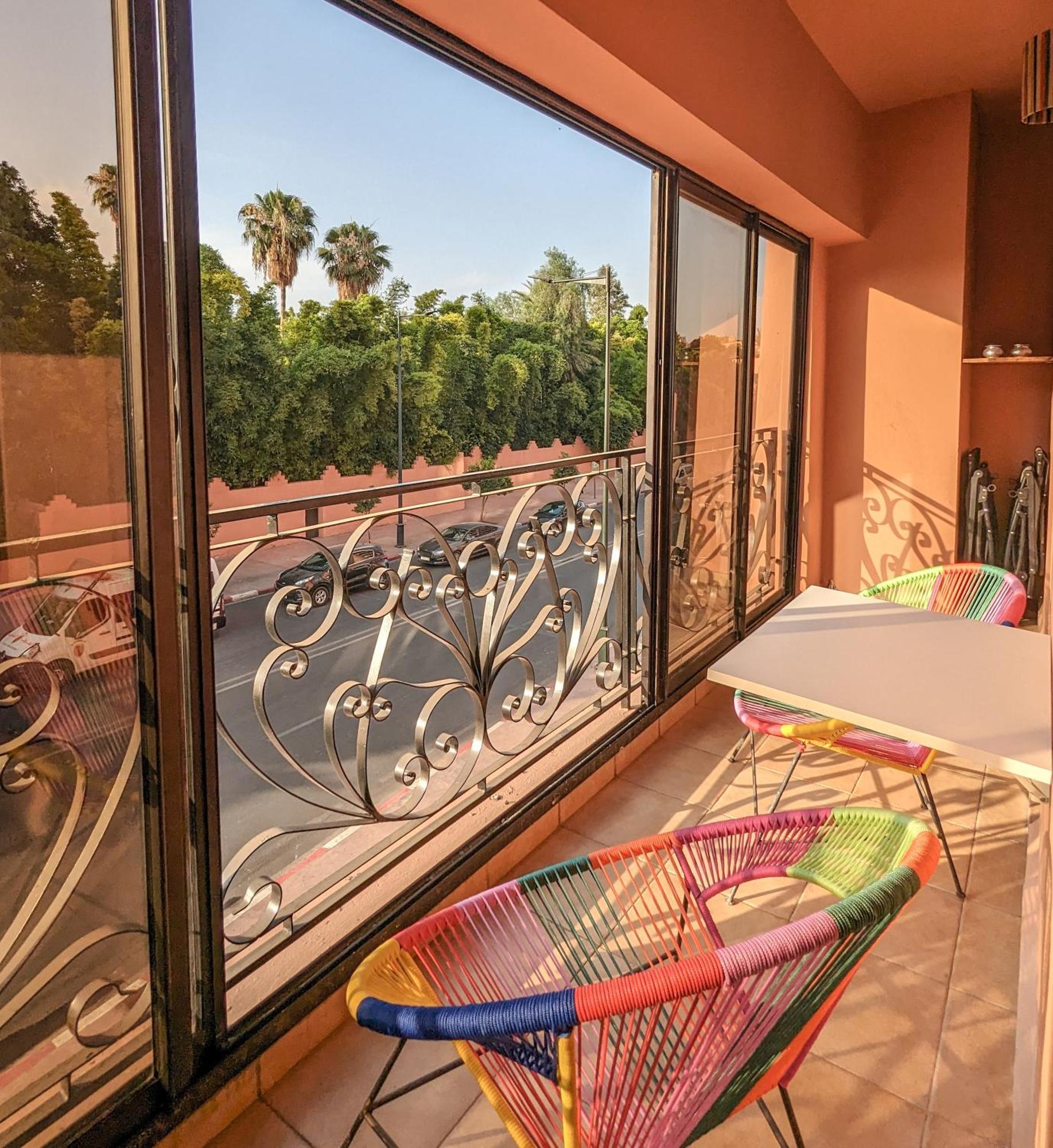 Apartement Panoramic View Majorelle Garden With Pool Марракеш Экстерьер фото
